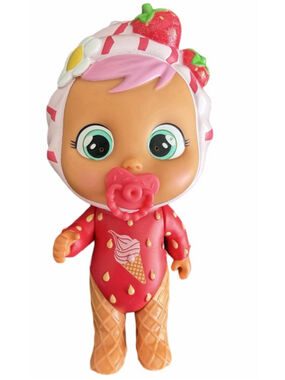 Rare Cry Babies Magic Tears Icy World Frozen Frutti Ella Strawberry Doll
